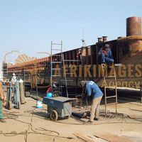 Afrikimages gabon / industries métallurgiques et mécaniques