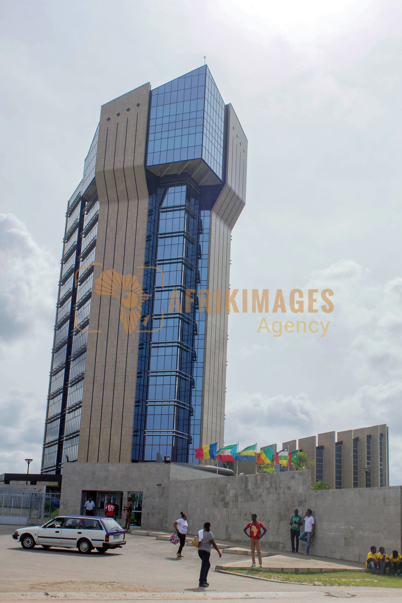 Afrikimages gabon / banque