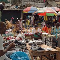 Afrikimages gabon /marchés