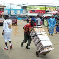Afrikimages gabon /marchés