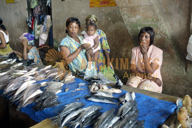 Afrikimages gabon /marchés