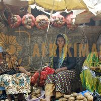 Afrikimages gabon /marchés