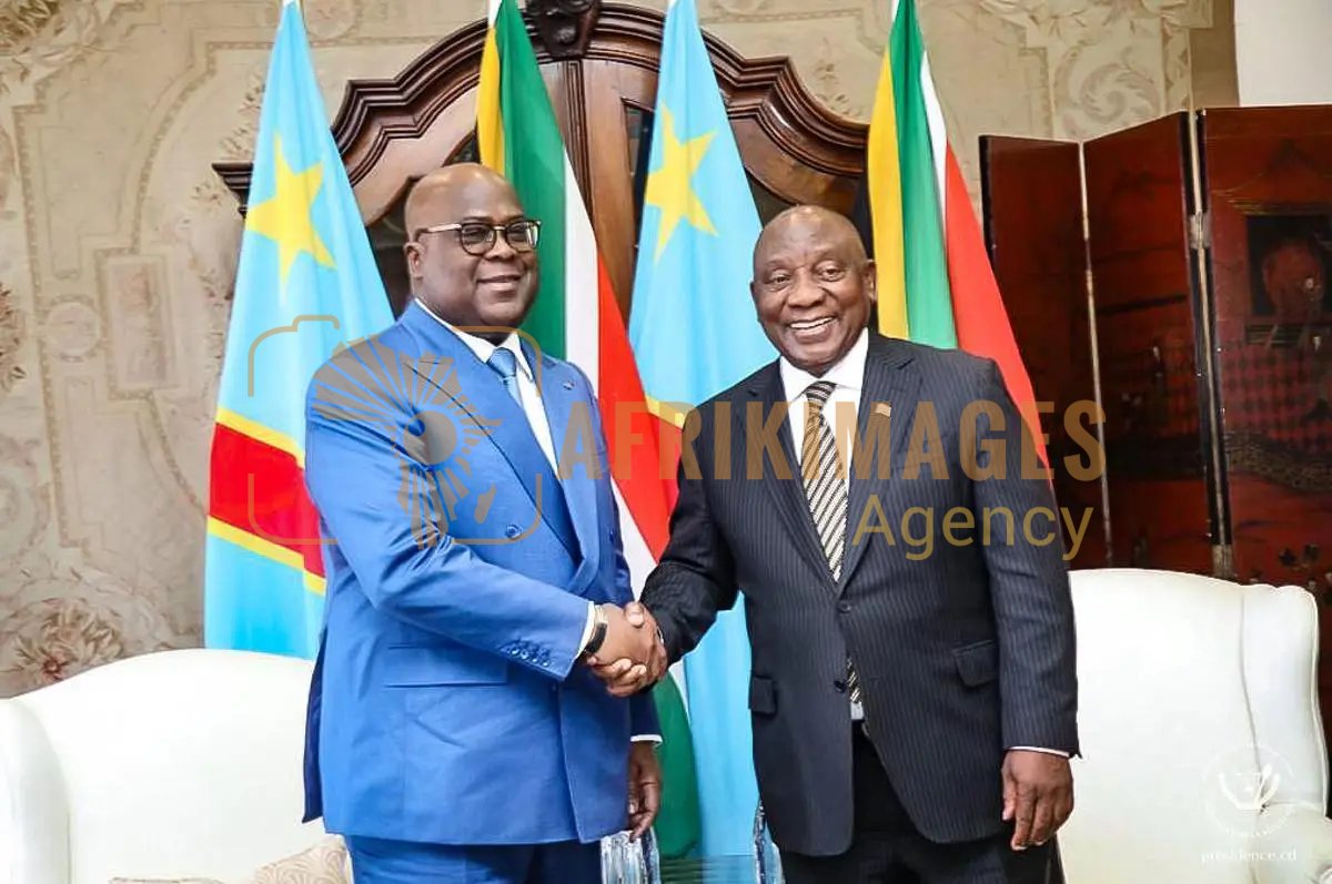 Afrikimages félix tshisekedi et un président