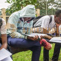 Afrikimages gabon /  lycéens