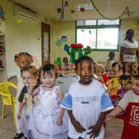 Afrikimages gabon /  préscolaire
