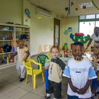 Afrikimages gabon /  préscolaire