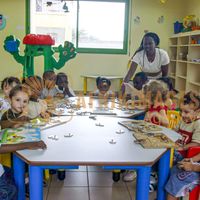 Afrikimages gabon /  préscolaire