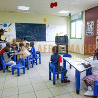 Afrikimages gabon /  préscolaire
