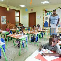 Afrikimages gabon /  préscolaire