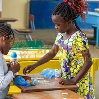 Afrikimages gabon /  écoliers