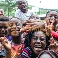 Afrikimages gabon /  écoliers