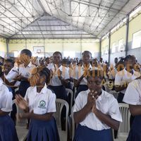 Afrikimages gabon /  lyceens