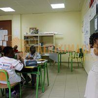 Afrikimages gabon /  lyceens